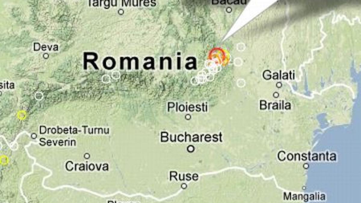 Cutremur în Vrancea. Cât de puternic a fost seismul şi unde s-a simţit cel mai bine