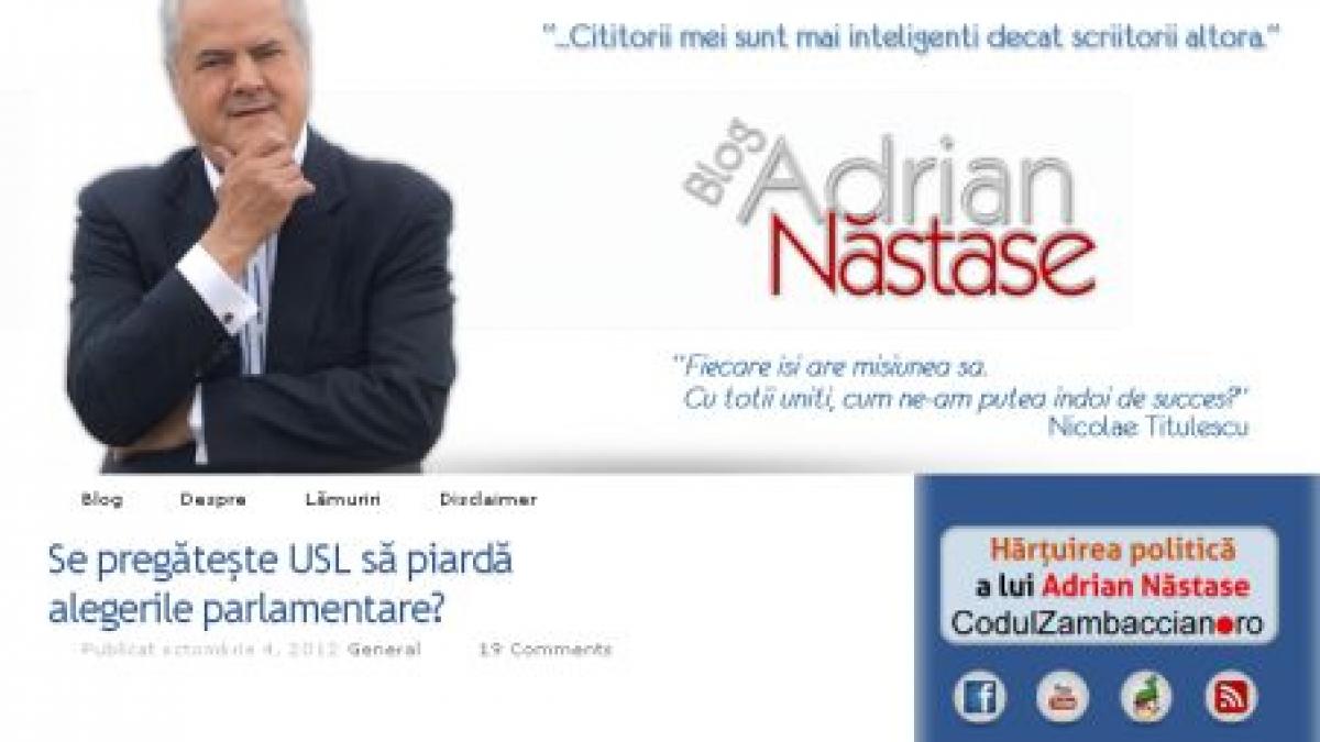 Năstase critică pasivitatea USL la &quot;maşinaţiunile&quot; de la PG şi DNA: Vă pregătiţi să pierdeţi alegerile?