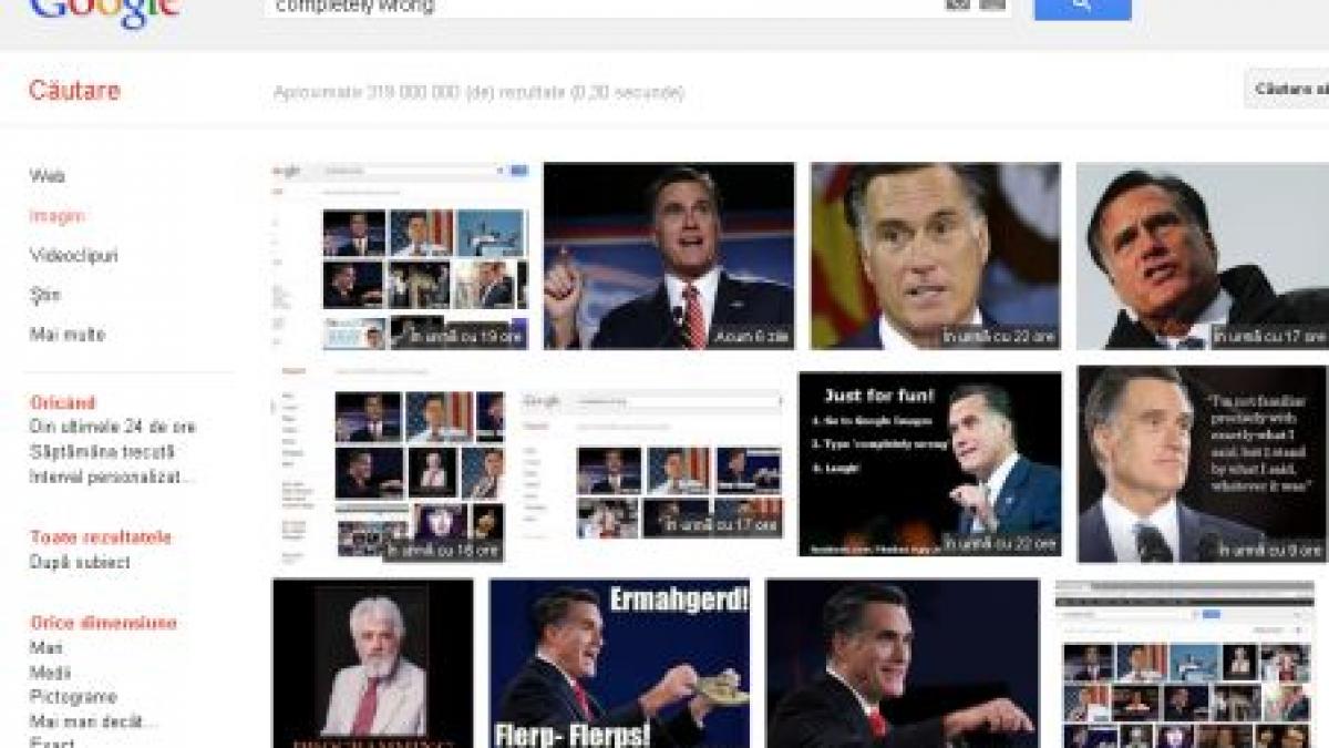 Cum sabotează Google campania electorală a lui Mitt Romney