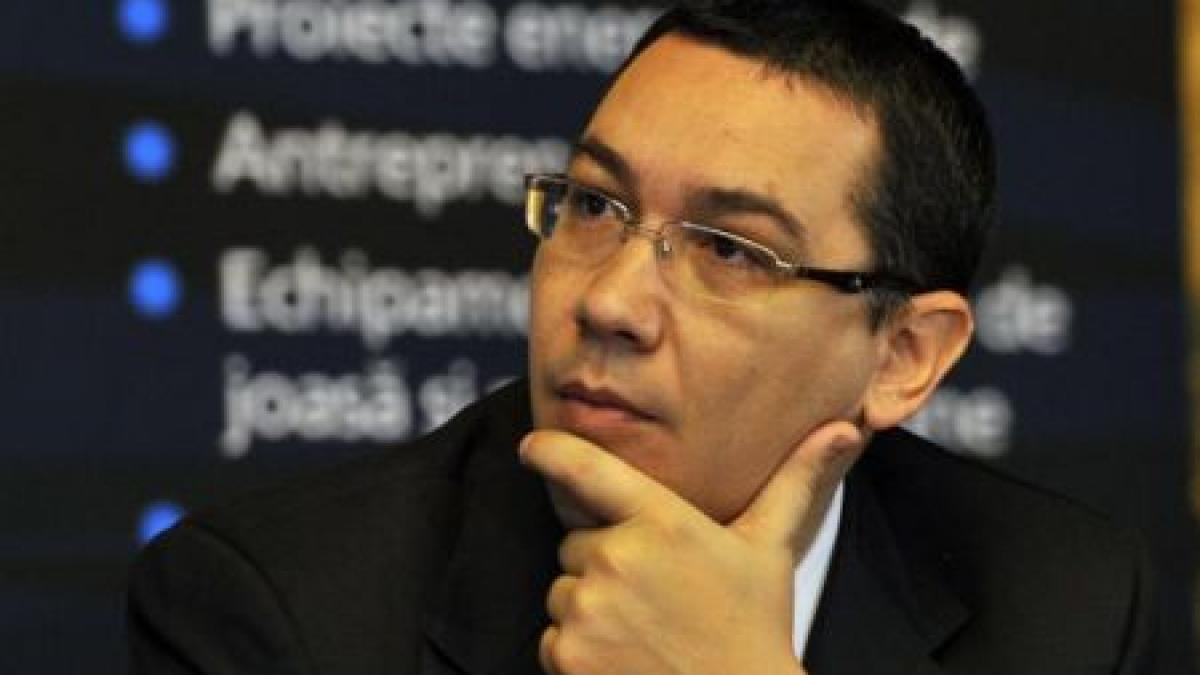 Ponta: Avem bani pentru salarii, pensii, indemnizații și alte cheltuieli, realocați din alte părți