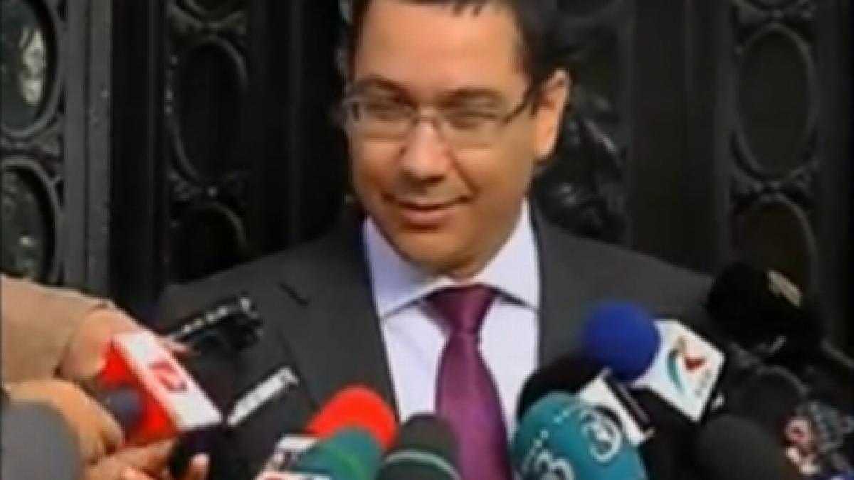 Premierul Victor Ponta a anunţat realocarea a 1,3 miliarde de lei pentru funcţionarea statului