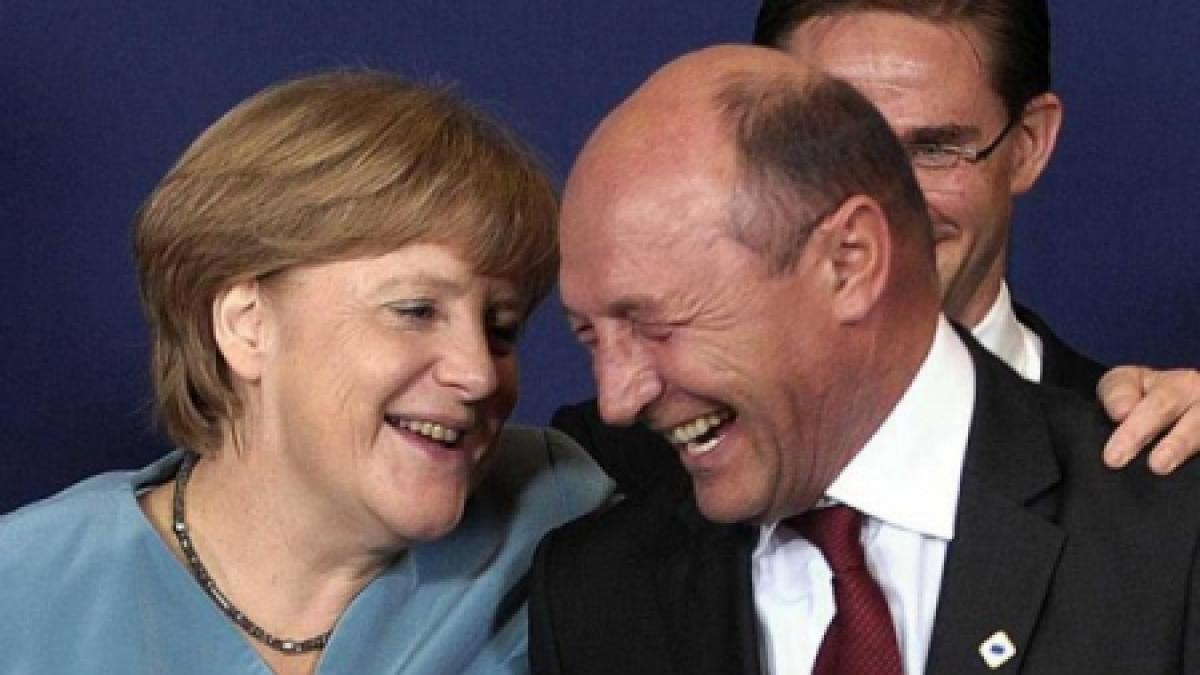 Angela Merkel şi Traian Băsescu vor avea o întâlnire între patru ochi. Care va fi subiectul întrevederii?