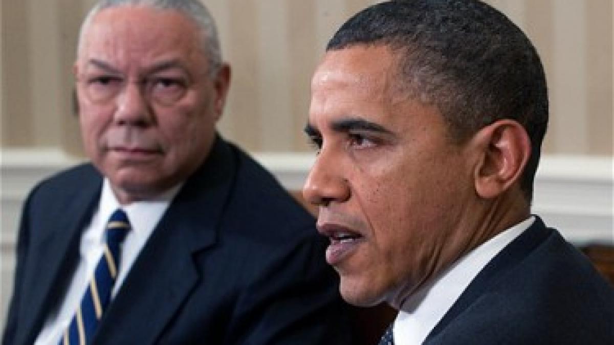 Colin Powell îl sprijină pe Obama pentru că este NEGRU