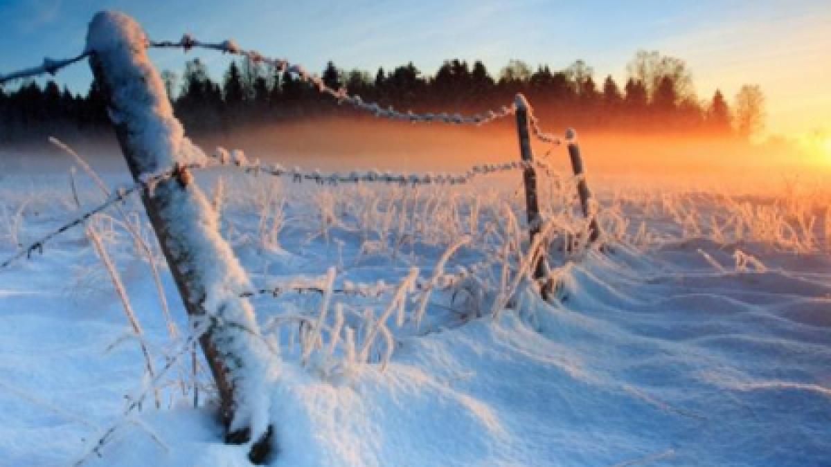 Cea mai scăzută temperatură din această toamnă: - 6 grade Celsius, la Miercurea Ciuc