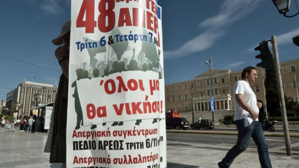 O grevă generală de 48 de ore împotriva austerităţii a început în Grecia