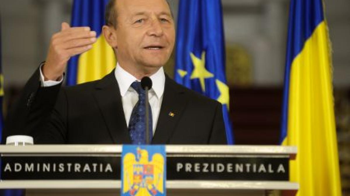 Traian Băsescu primeşte joi delegaţia FMI la Palatul Cotroceni 