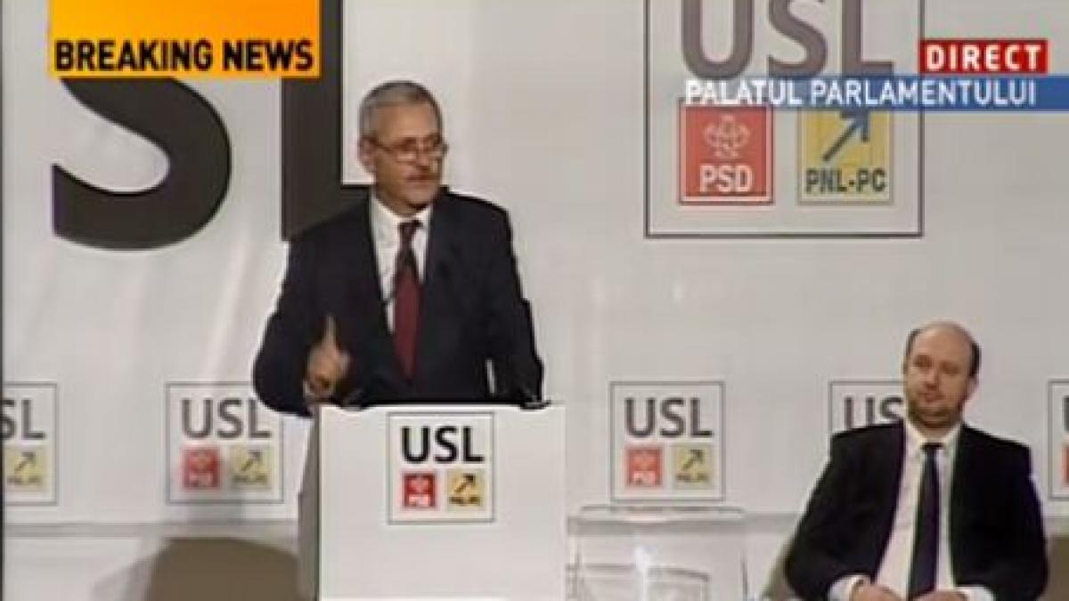 Dragnea: Cei trei mai piloni ai guvernării USL sunt descentralizarea, regionalizarea şi finanţele publice locale