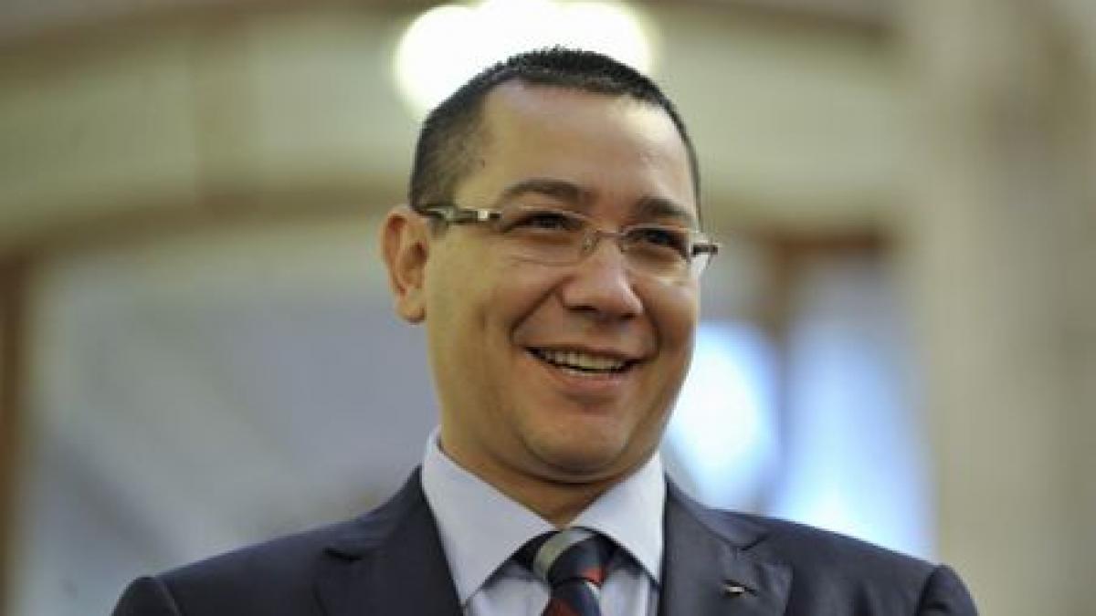 Ponta: Vreau să fiu optimist ca Roman, curajos ca Ciorbea, eficient ca Năstase, generos ca Tăriceanu