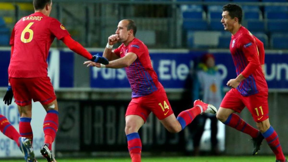 Steaua câştigă cu 2-1 în Norvegia şi este aproape calificată în primăvara europeană