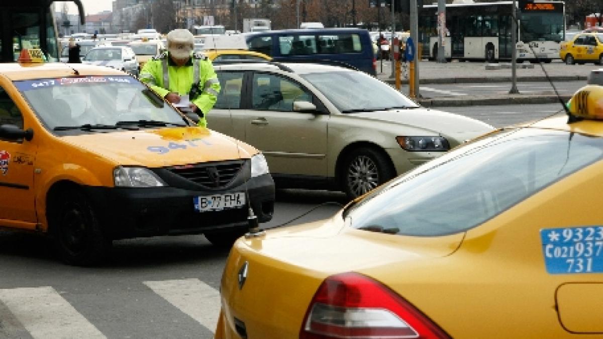 Controale la taxiurile din Bucureşti. Au fost aplicate peste 50 de sancţiuni contravenţionale