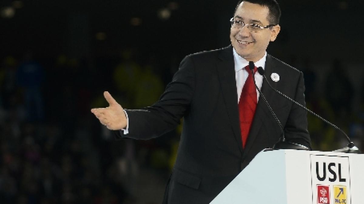 Victor Ponta: Liderii PDL se comportă ca Hitler în buncăr, în 1945