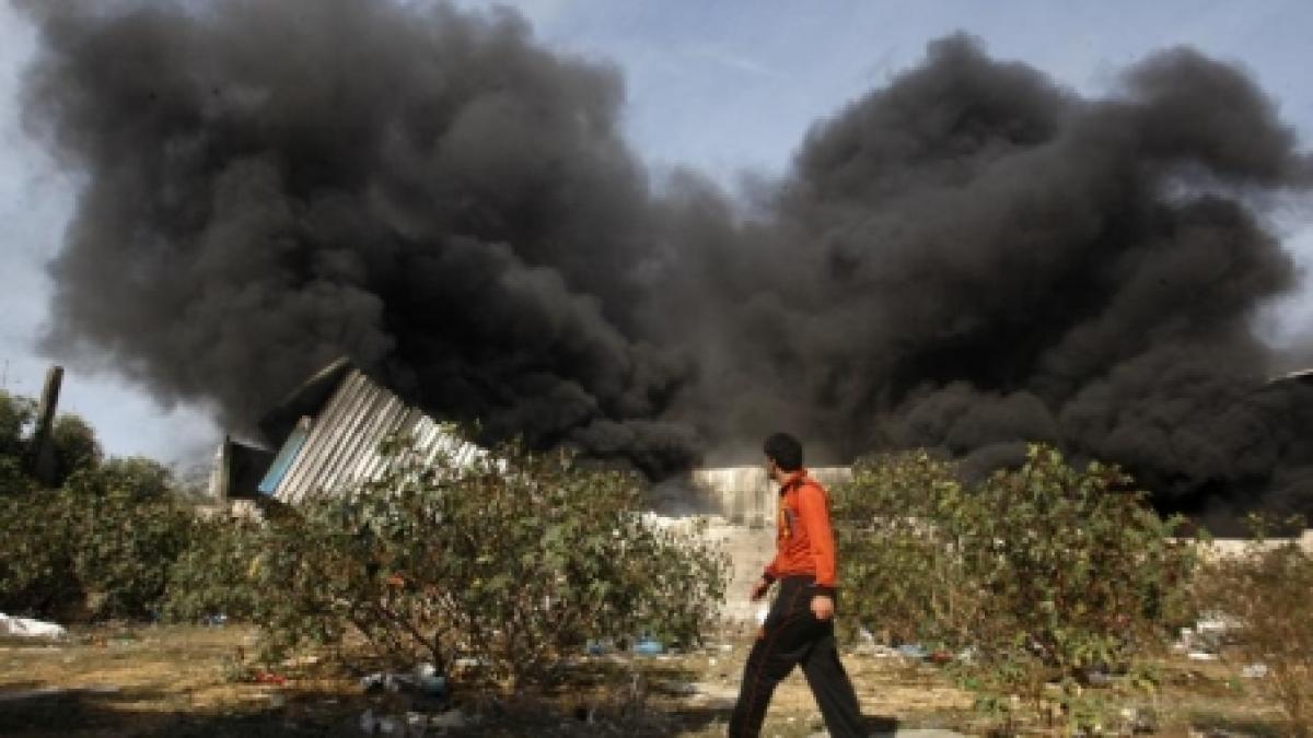 FOTOREPORTAJ cu măcelul din Fâşia Gaza. MAE anunţă activarea Celulei de criză 