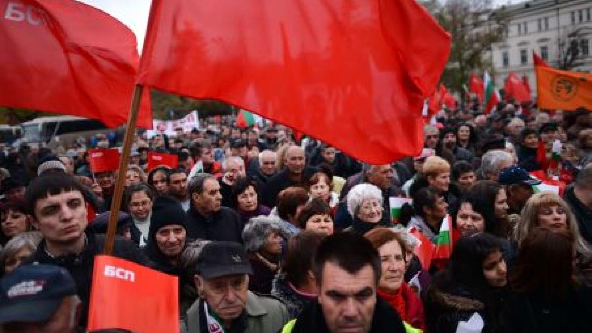 Bulgaria. Cel mai mare protest anti-austeritate din ultimii ani. Manifestanţii cer demisia Guvernului