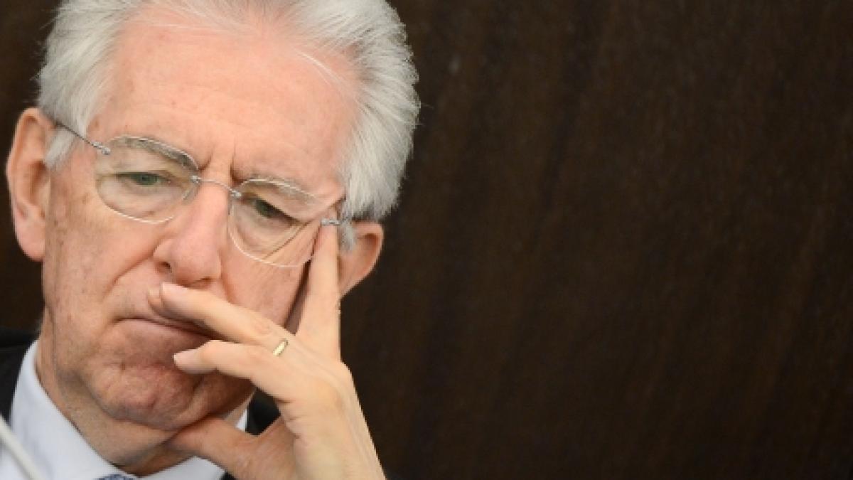 Mario Monti, despre planul UE de achiziţii de obligaţiuni: Susţin în totalitate programul, dar prefer ca altă ţară să îl testeze