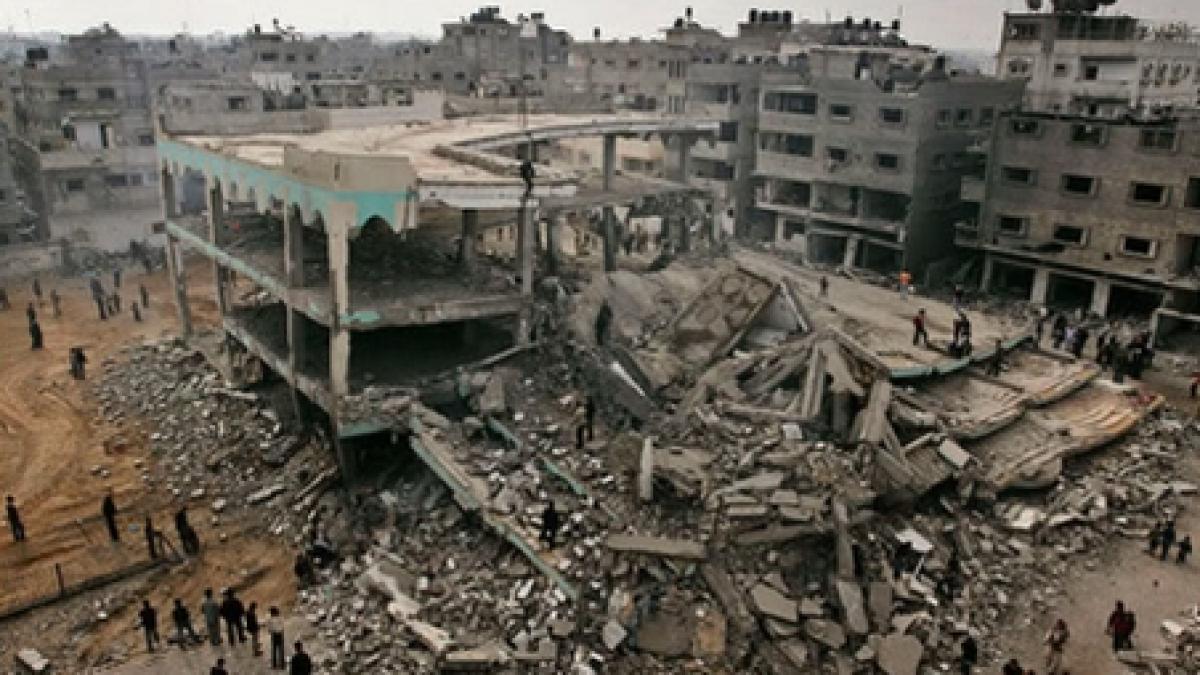 Atacurile continuă. Israel a bombardat Banca Naţională Islamică din Gaza