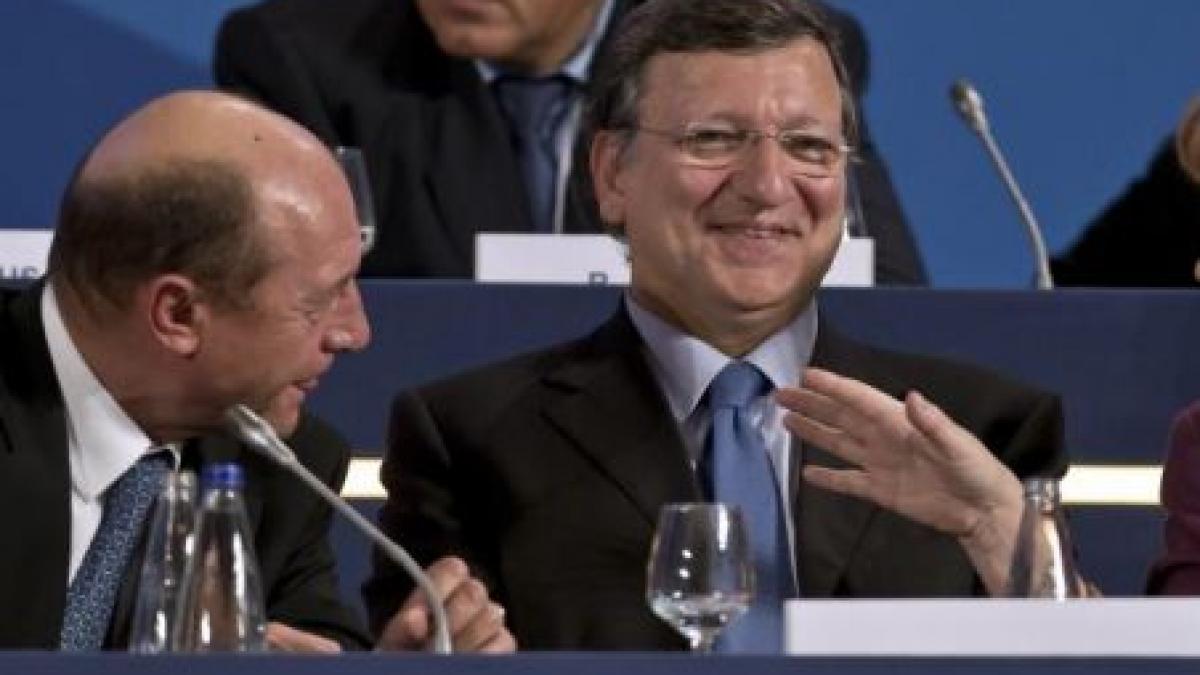 Întrevederea dintre Băsescu, Van Rompuy şi Barroso s-a încheiat. Ce a cerut preşedintele României la Consiliul European