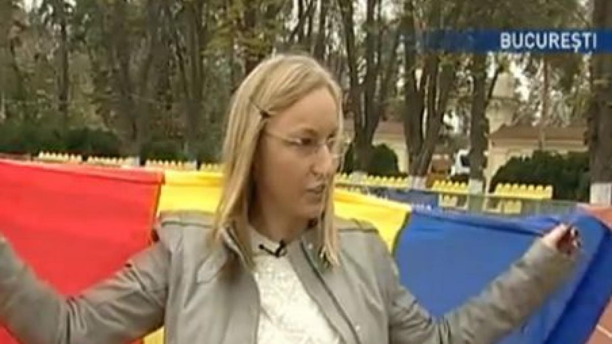 Gabi Szabo, &quot;Minunea blondă&quot; a atletismului, a primit tricolorul din partea Antena 3