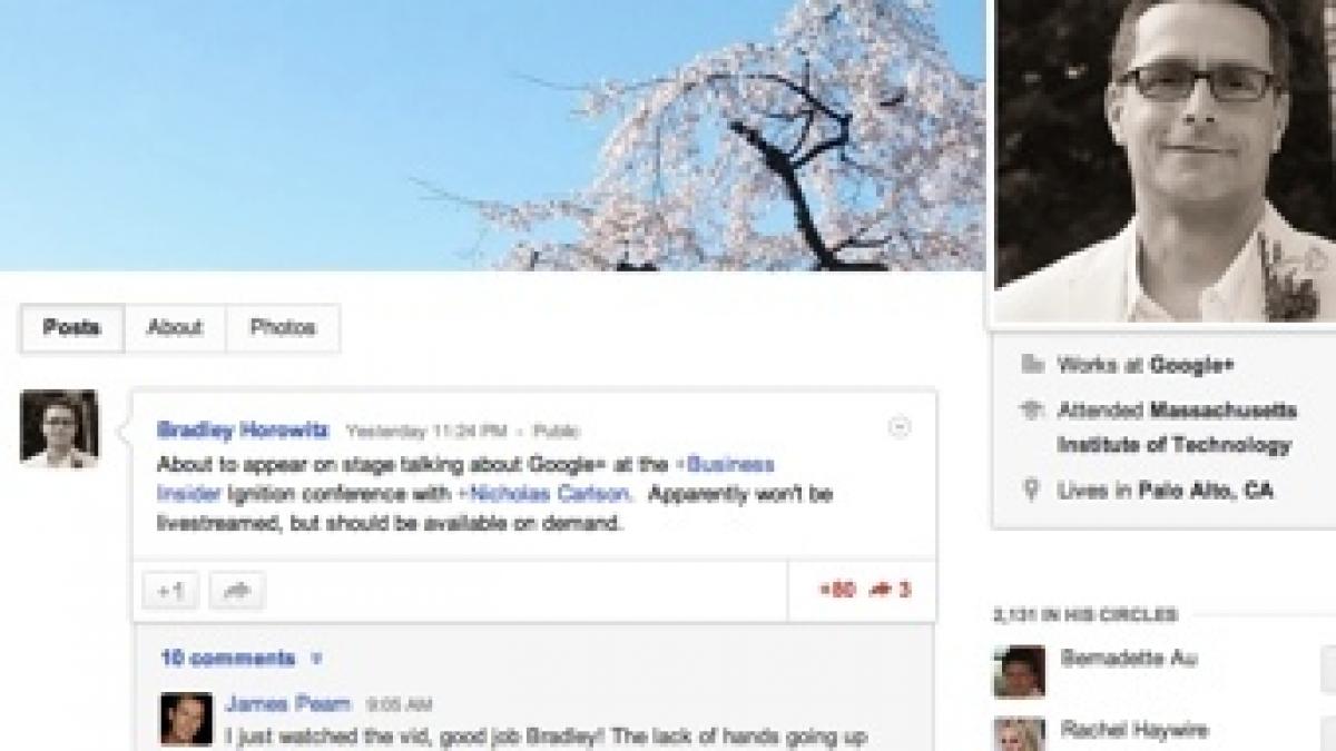  Seful Google+ despre Facebook: Este reteaua sociala a trecutului