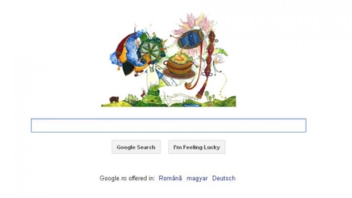 Google sărbătoreşte Ziua Naţională a României cu un doodle