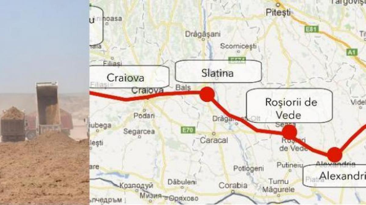 Primul pas spre Autostrada Sudului a fost făcut. Drumul va avea 520 de kilometri şi va costa 2,6 MILIARDE de euro