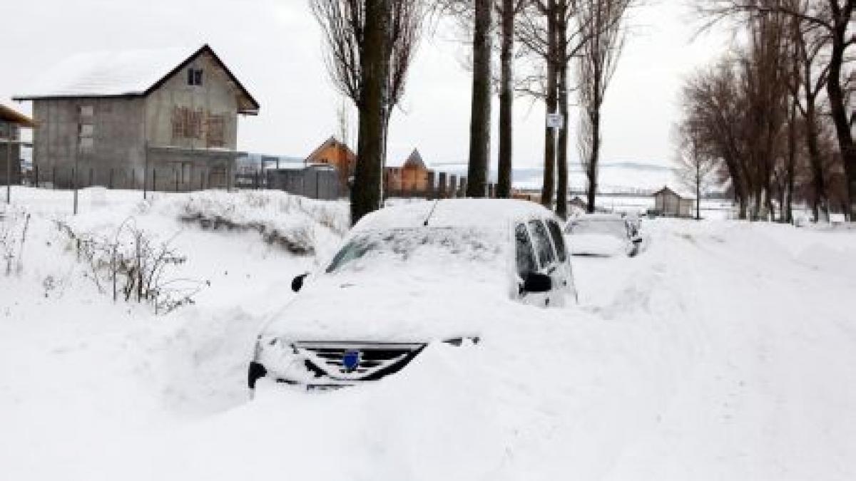 Stare de alertă în Focşani, din cauza ninsorilor abundente şi a codului portocaliu