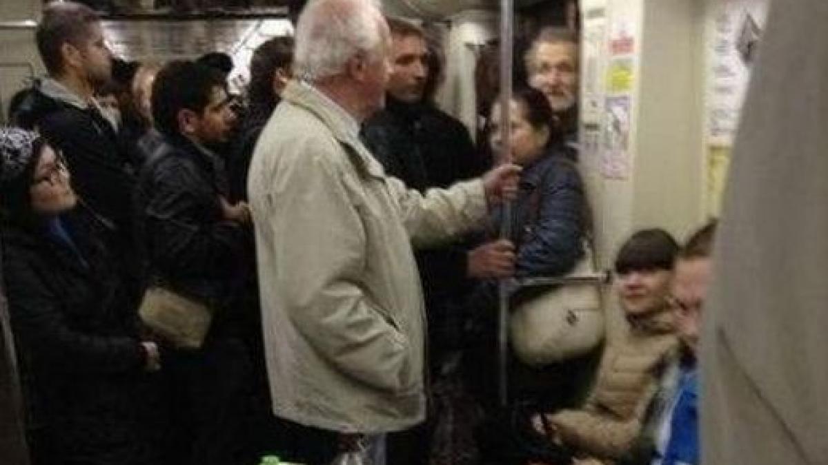 Asta s-a întâmplat în METROU. Călătorii şi-au făcut cruce şi au coborât la prima staţie