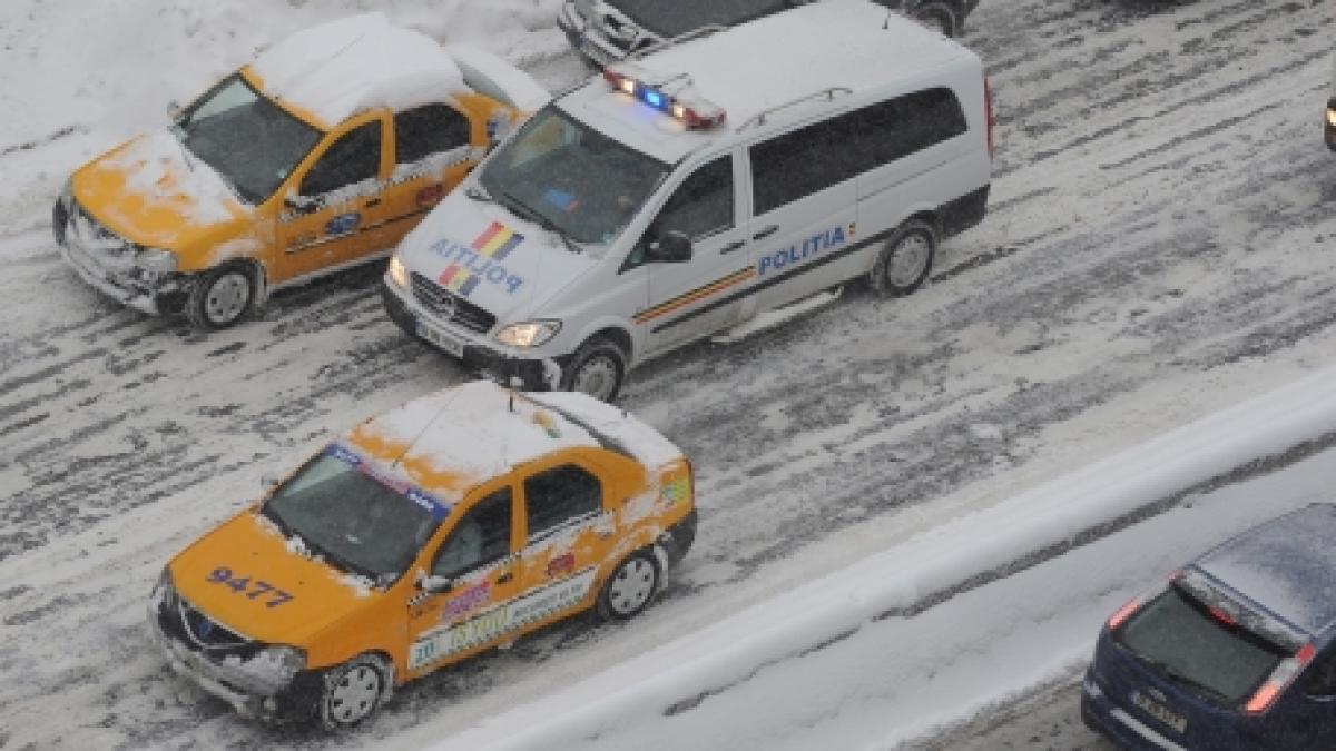 Trafic îngreunat pe DN1 şi pe DN1A