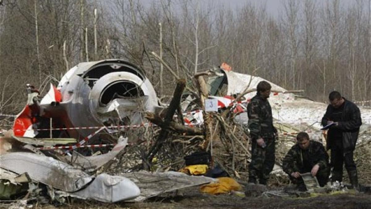 Specialiştii ruşi au început ancheta în cazul prăbuşirii avionului Tupolev, în Moscova