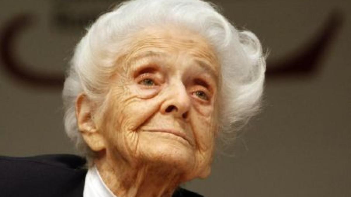 Cercetătoarea Rita Levi Montalcini, laureată cu Nobel pentru medicină, a murit la 103 ani