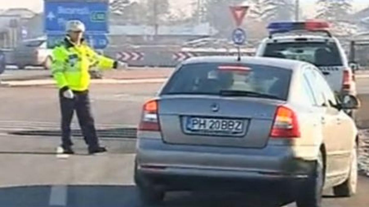 Poliţia Rutieră a făcut razie printre românii care se întorceau din concediu