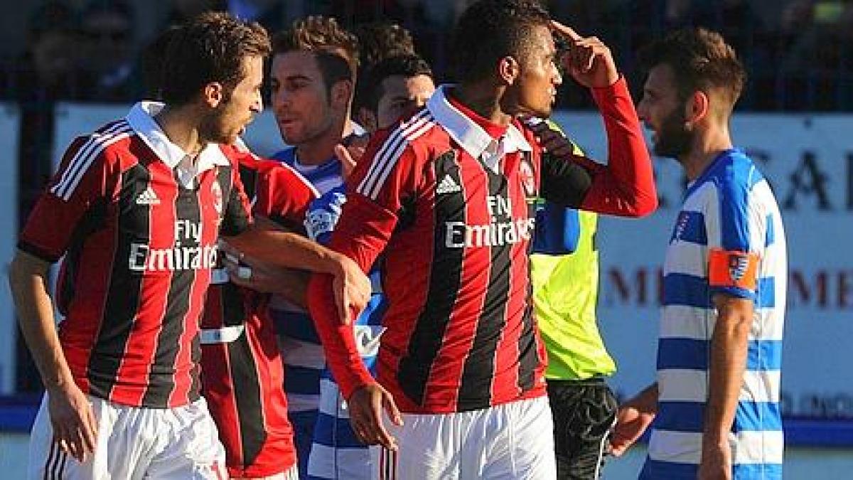 Jucătorii lui AC Milan au părăsit terenul la un meci amical, din cauza scandărilor rasiste