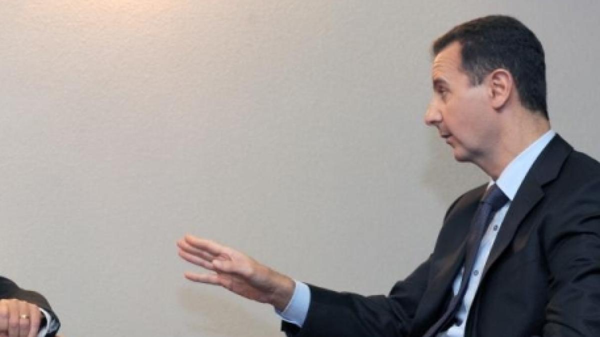 Bashar al-Assad: Nu vom purta dialog cu o marionetă a Occidentului