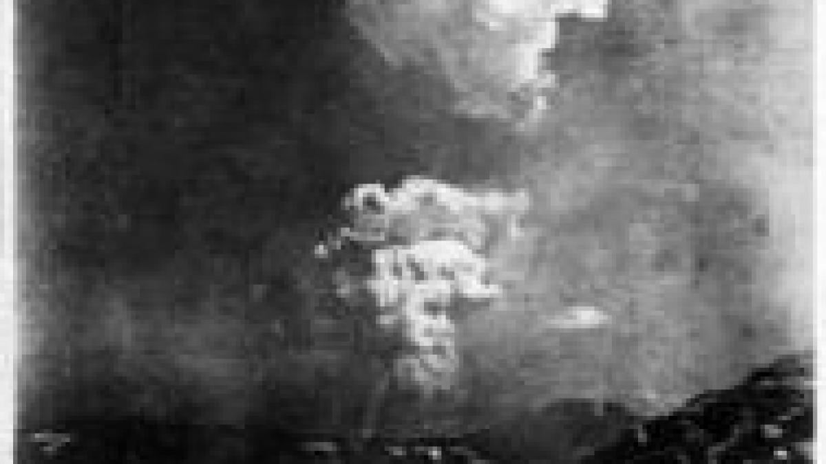 A fost descoperită o fotografie rară, realizată la 30 de minute după bombardamentul atomic de la Hiroshima