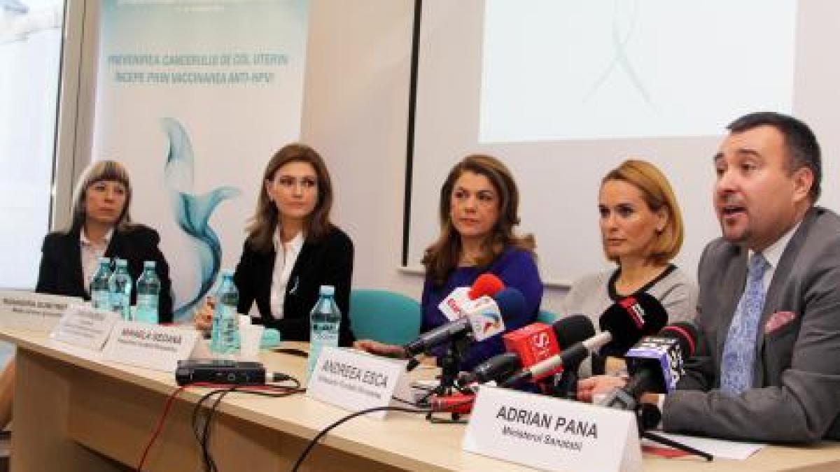 Campania naţională de vaccinare anti-HPV va începe în luna martie a acestui an, potrivit Ministerului Sănătăţii