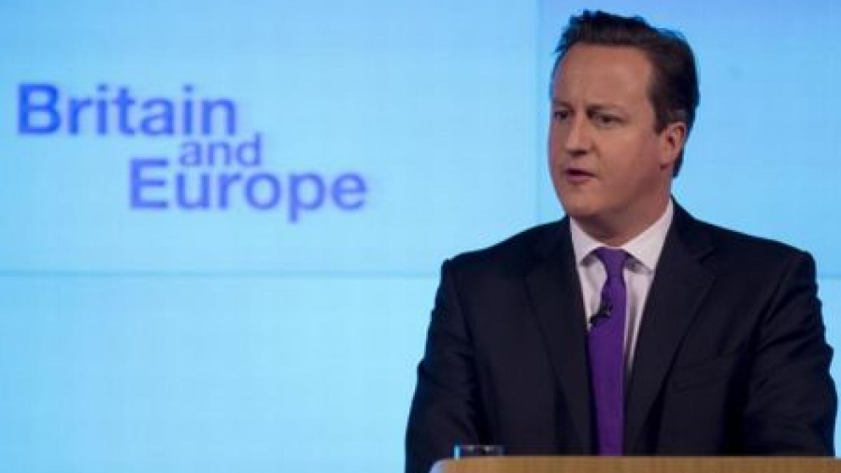 David Cameron pune Europa pe jar. Marea Britanie ar putea ieşi din UE. Referendum pe această temă, până în 2017