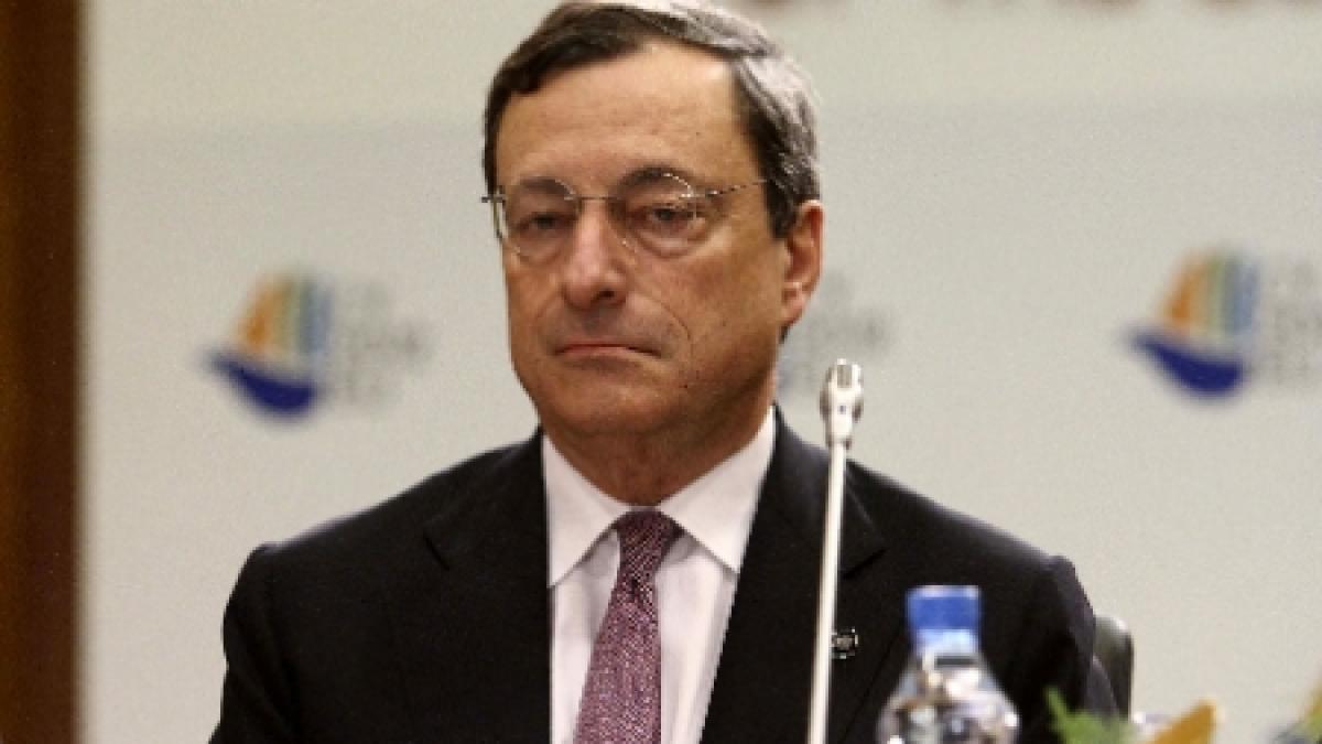 Mario Draghi, preşedintele BCE: &quot;Norii cei mai negri&quot; ai crizei din Europa au trecut