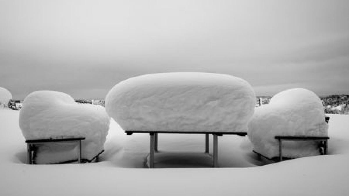 Temperaturi EXTREME: de la +14 grade la -14 grade, în mai puţin de o săptămână. Urmează ninsori şi viscol