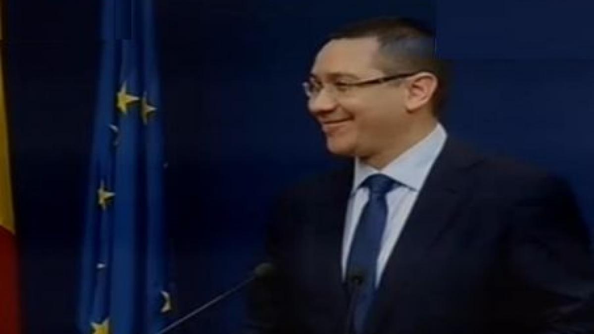 Ponta: Nu fraternizez nici cu Băsescu, nici cu Voiculescu. Îi asigur pe amândoi, să stea liniştiţi