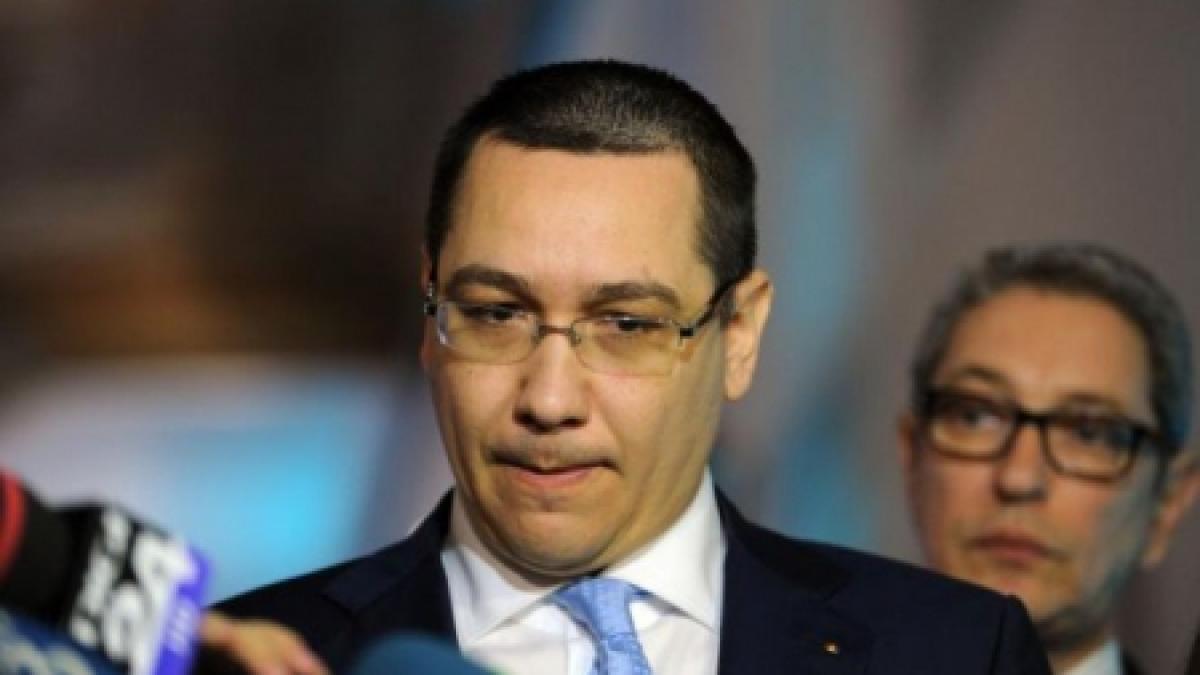 Ponta: E prima dată de la formarea UE când vor fi mai puțini bani decât în Bugetul anterior