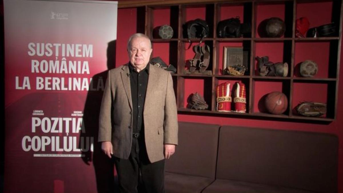 Campionul transmisiilor live, Cristian Ţopescu,  susţine filmul „Poziţia copilului” la Berlinală