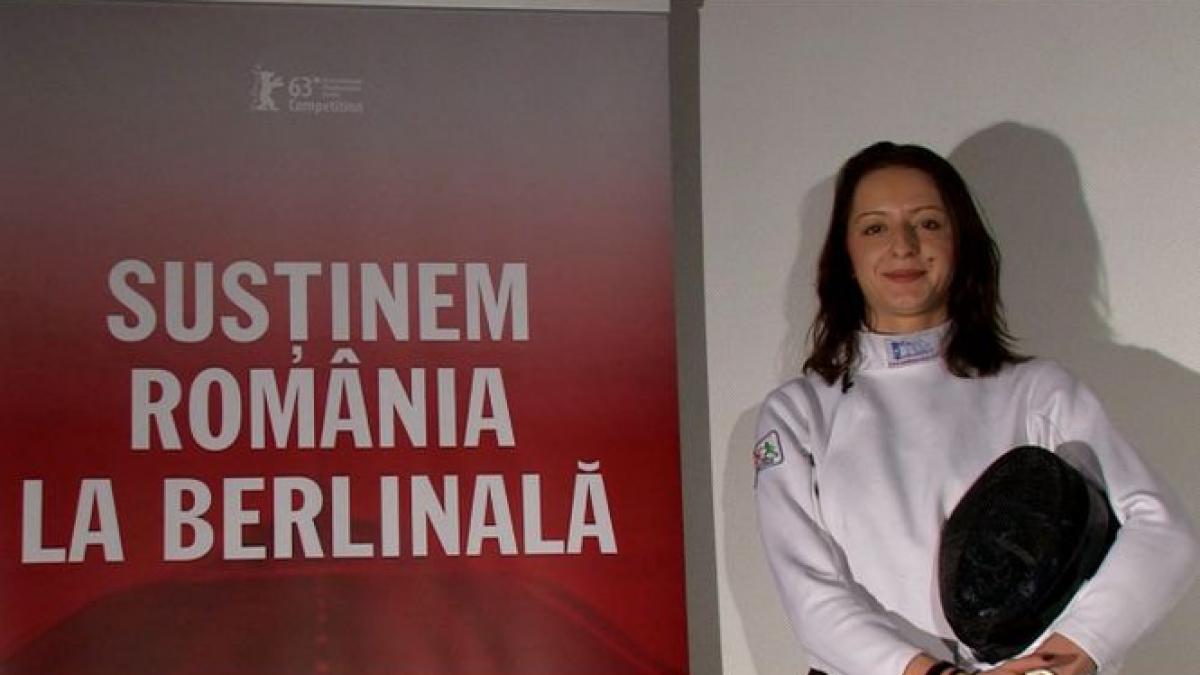 Campioana Ana-Maria Brânză spune „Hai România!” la Berlinală