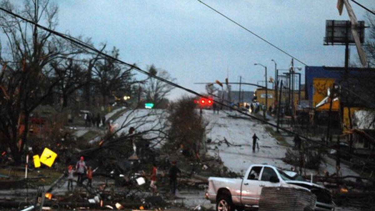 O tornadă puternică a măturat statul Mississippi