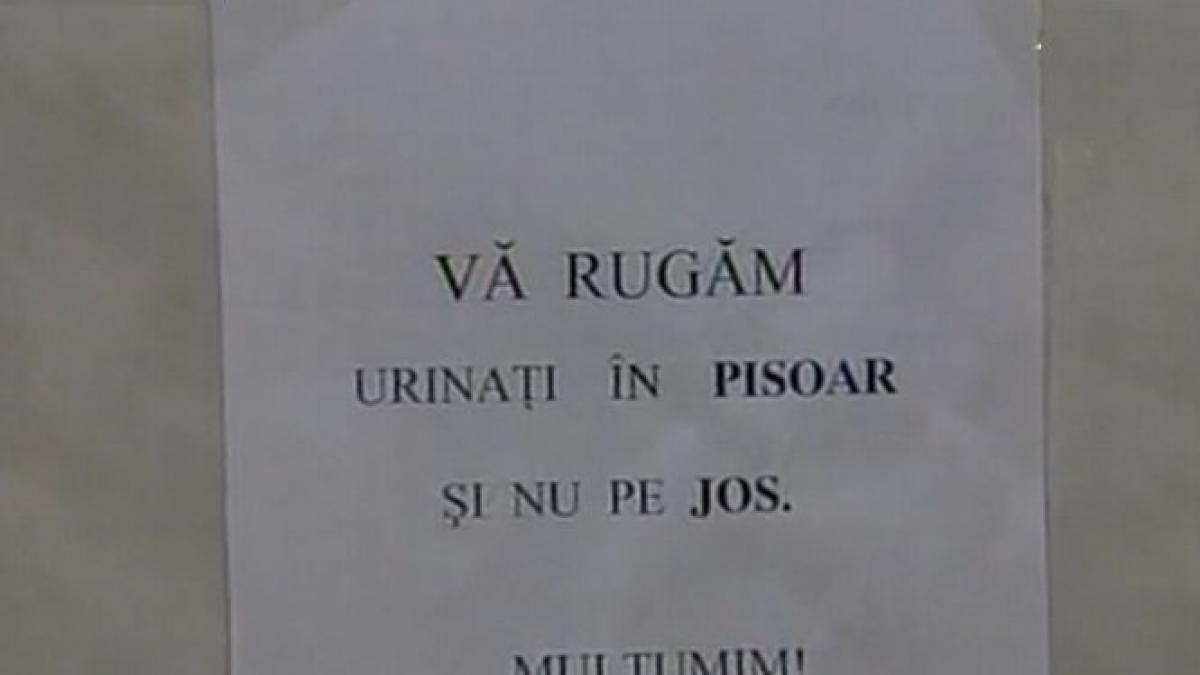 Parlamentarii au probleme cu... direcția și nu nimeresc closetul. Femeile de serviciu sunt revoltate