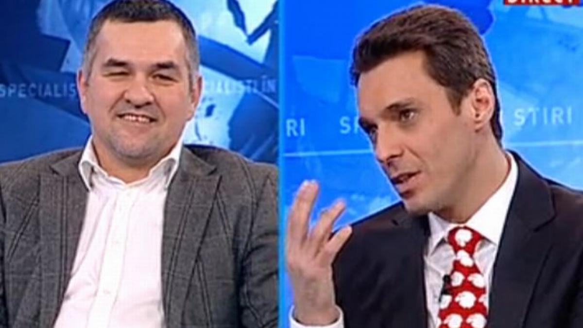 Leonard Doroftei i-a făcut un cadou special lui Mircea Badea, cu ocazia zilei de naştere a jurnalistului