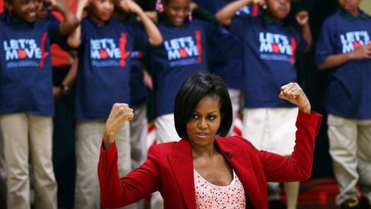 Dansul lui Michelle Obama face furori pe net. Vezi cum se mişcă prima doamnă a Americii