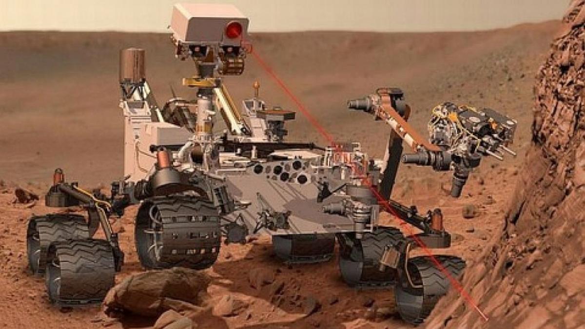 Robotul Curiosity a fost pus în aşteptare din motiv de pană la computer