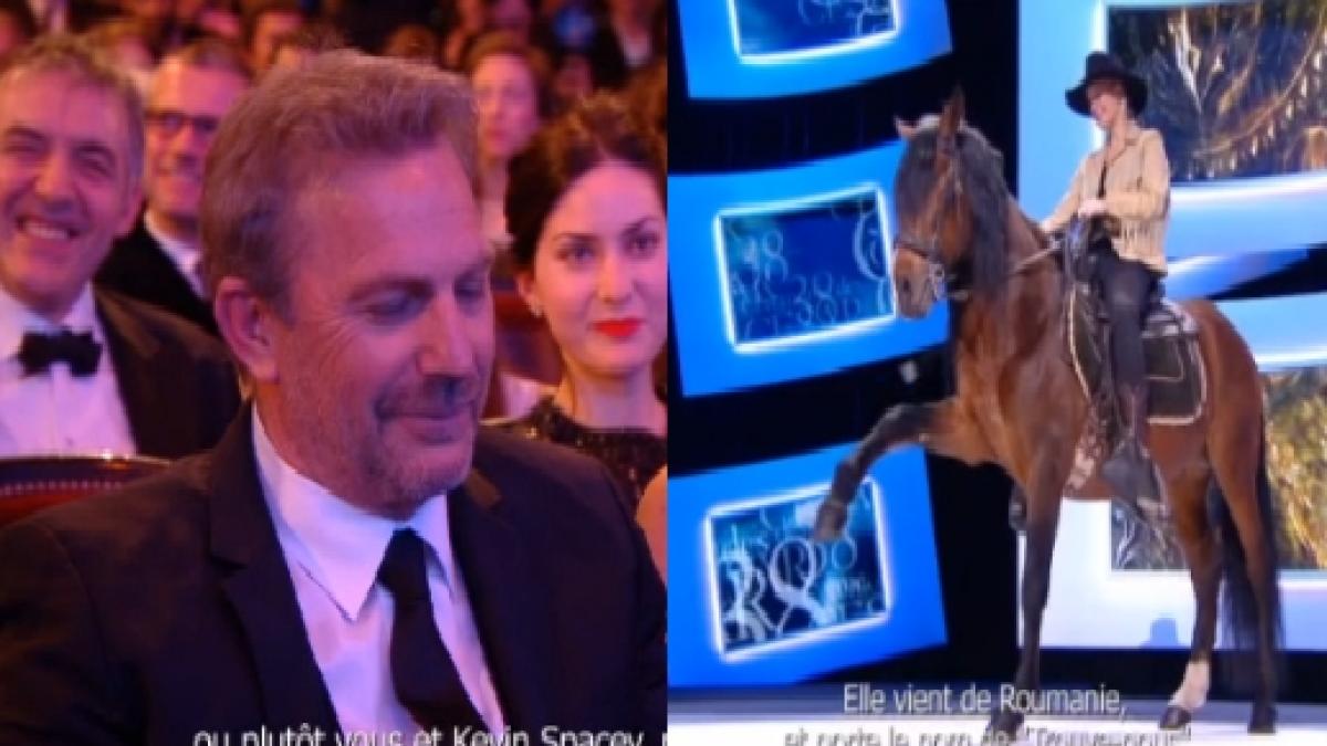 Francezii fac iar &quot;glume&quot;: O &quot;vacă românească&quot; pentru Kevin Costner la gala Premiilor César  