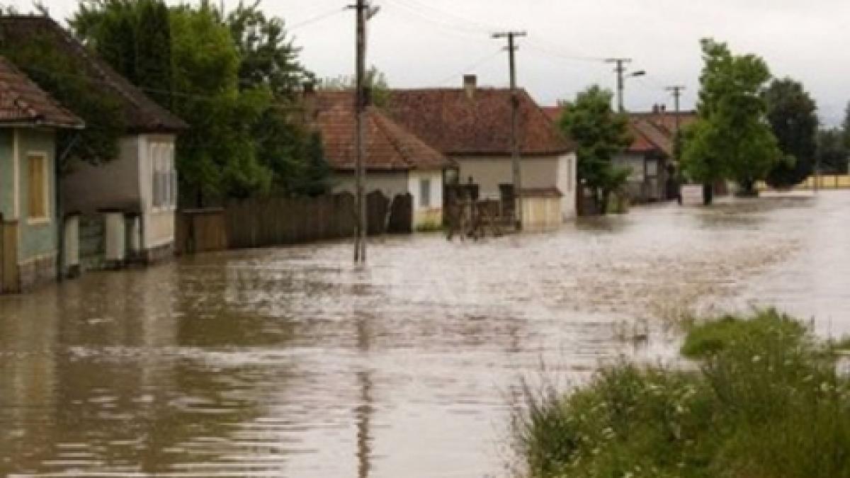 Cod galben de inundaţii în nord-vestul ţării