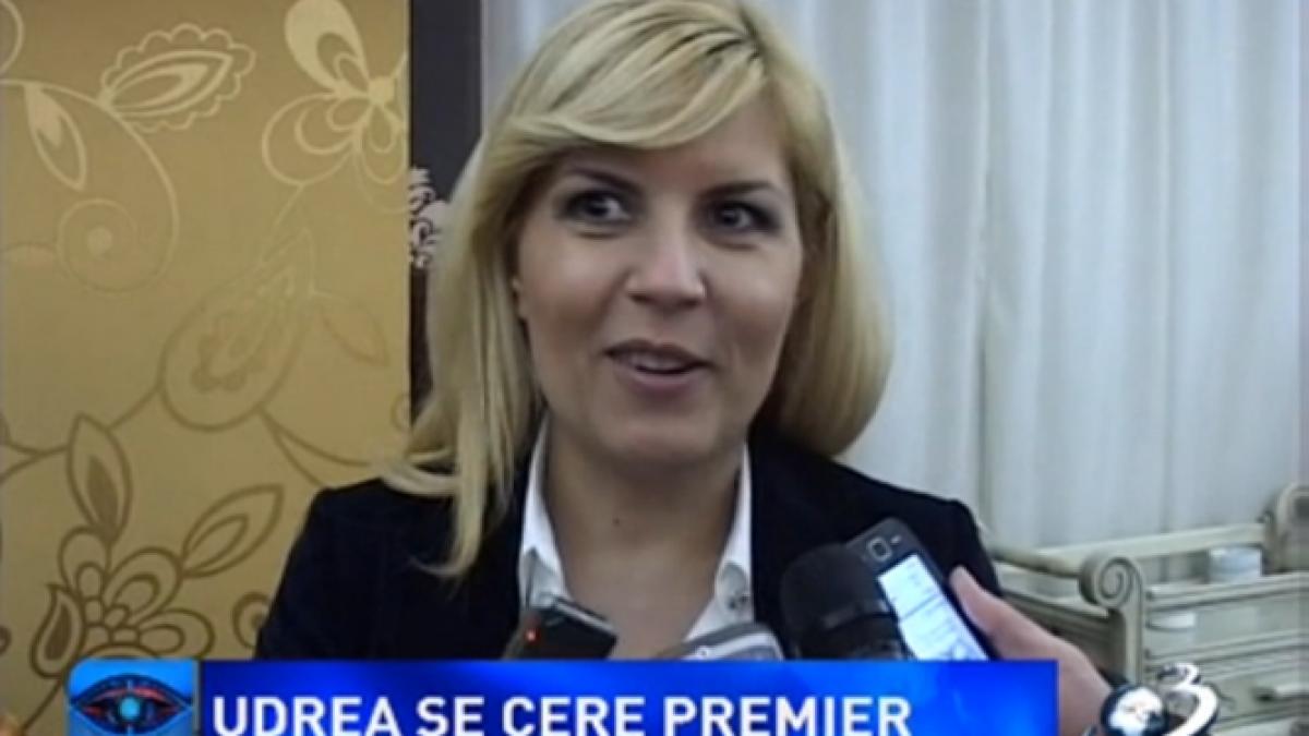 Elena Udrea nu vrea să candideze la Preşedinţia ţării, dar ar accepta funcţia de premier