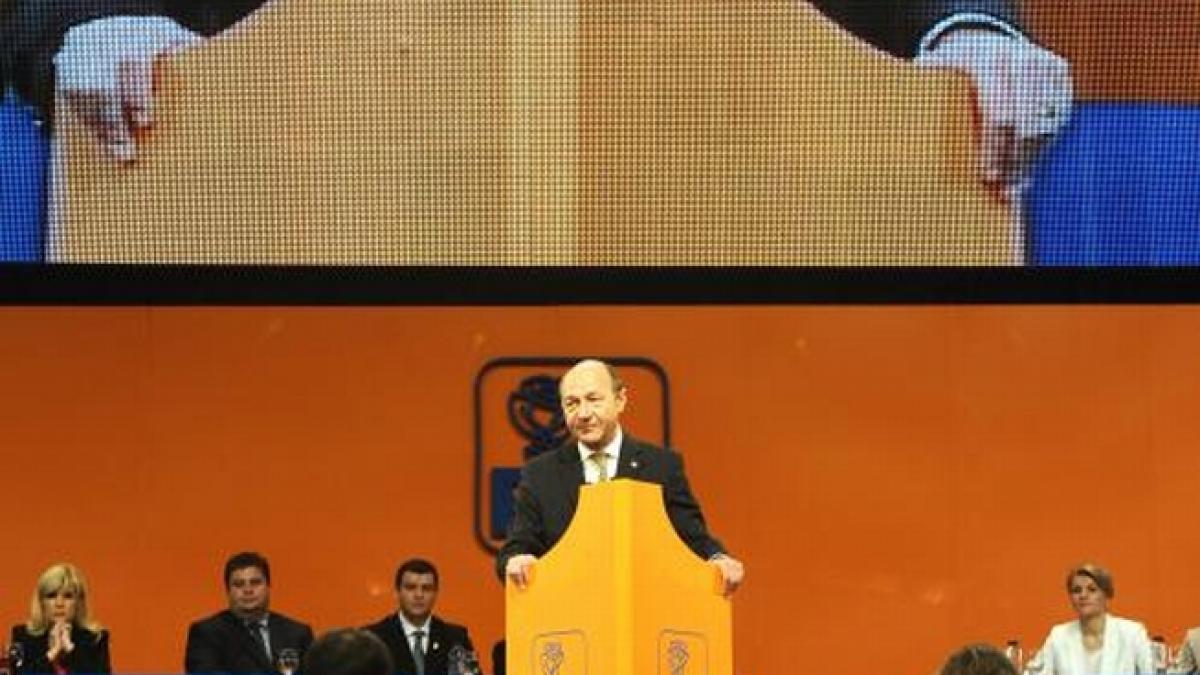 Traian Băsescu, la Convenţia PDL. Vezi discursul integral al preşedintelui către democrat-liberali